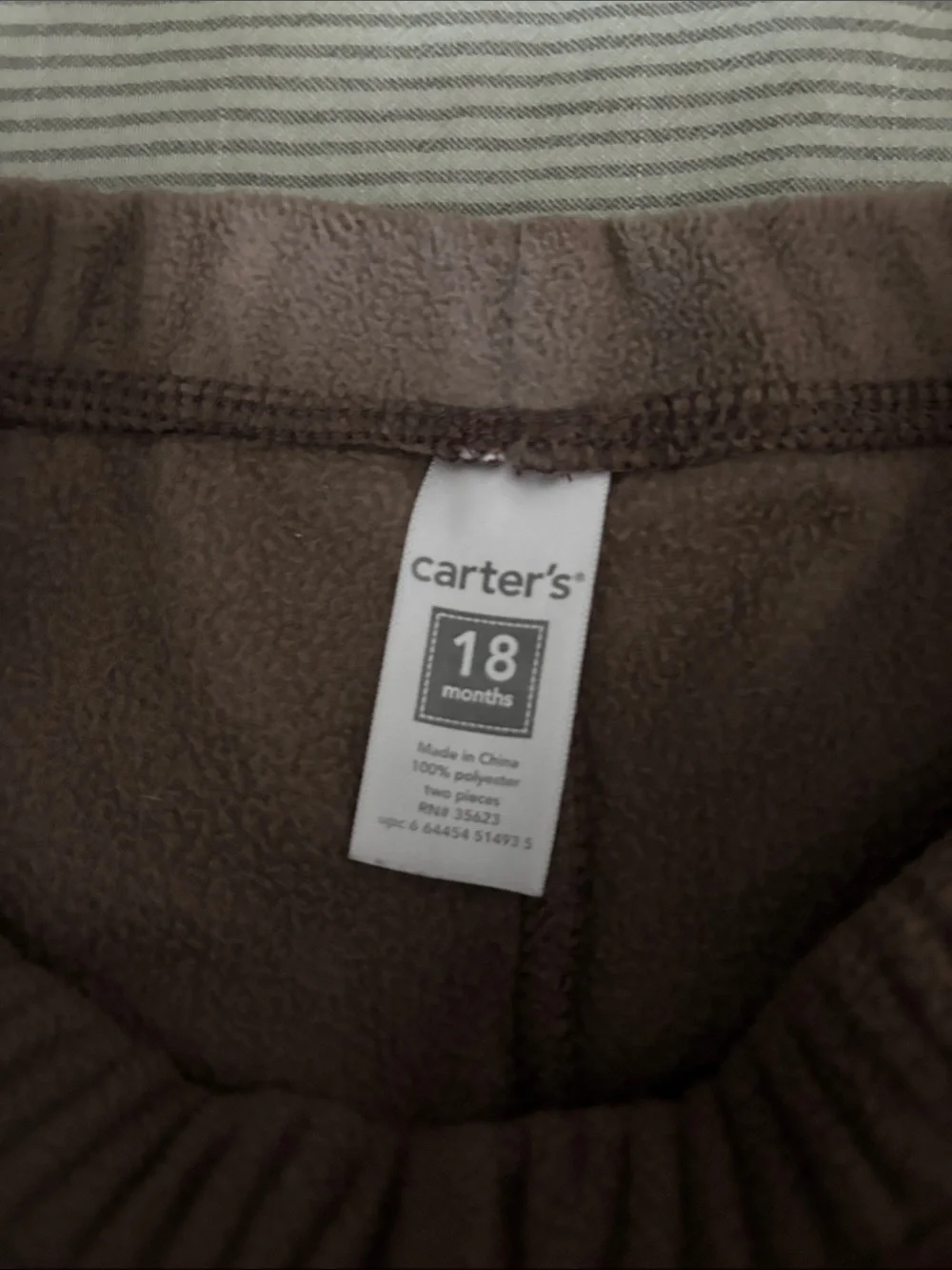 Carter's Brown Toddler 18 month Monkey Costume Hoodie